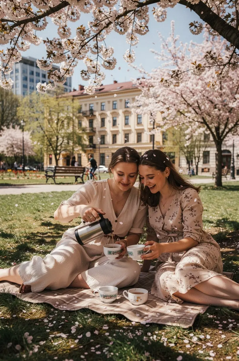 Žmogaus ranka laiko arbatos puodelį darbo pertraukos metu šviesiame biure.